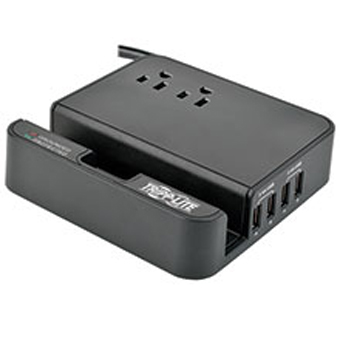 Tripp Lite 4-Port USB Charging Station Surge Protector 6 Outlet 6ft. Cord